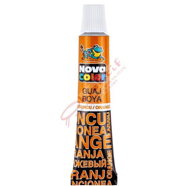 Nova Color Guaj Boya Tüp 12 Lİ Turuncu NC-122