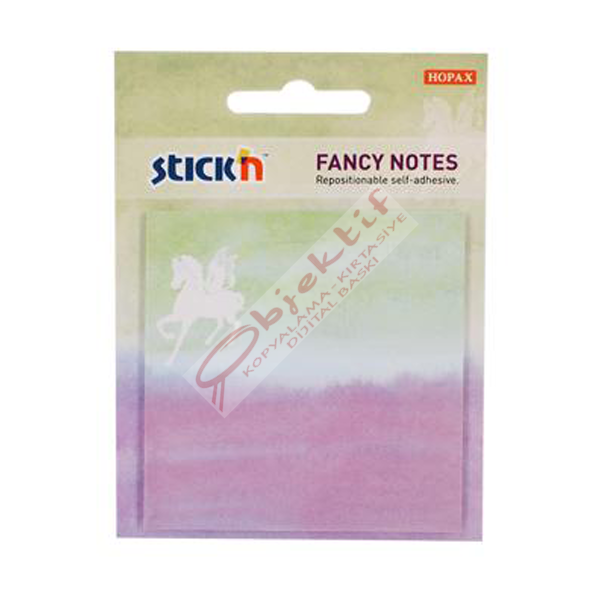 Hopax Stıckn Yapışkanlı Not Kağıdı Fancy 2.Seri 30 YP 70x70 21728