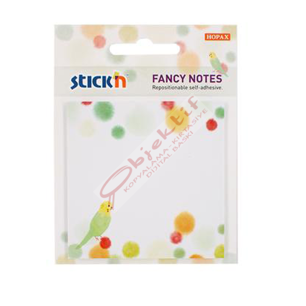 Hopax Stıckn Yapışkanlı Not Kağıdı Fancy 5.Seri 30 YP 70x70 21732