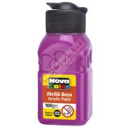 Nova Color Akrilik Boya Şişe 100 Cc Fuşya Nc-2029