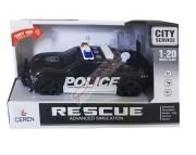 Ctoy Işıklı Ve Sesli Sürtmeli Polis Arabası 1:20