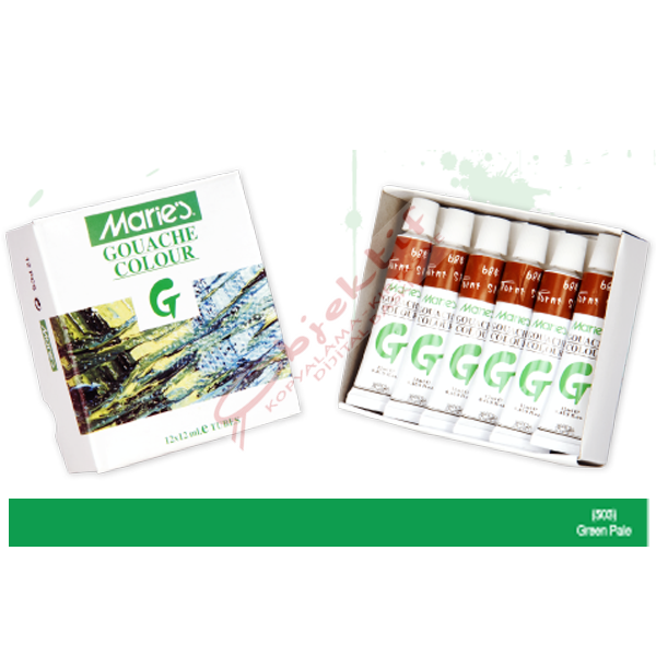 Maries Guaj Boya 12 ML Yeşil Pale (Yeşil Soluk) 503