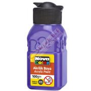 Nova Color Akrilik Boya Şişe 100 Cc Mor Nc-2018