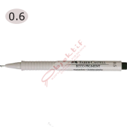 Faber-Castell Çizim Kalemi Ecco Pigment 0.6 MM Siyah 16 66 99