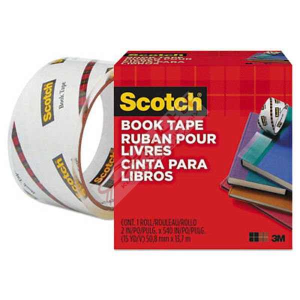 Scotch Book Tape Kitap Yapıştırıcı 50 mmx 13,71 mt 845NA