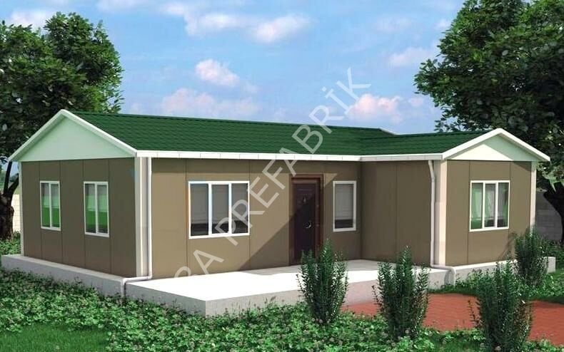 Tek Katlı Prefabrik Ev 72m2.- 3A Prefabrik