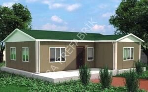 Tek Katlı Prefabrik Ev 72m2.- 3A Prefabrik