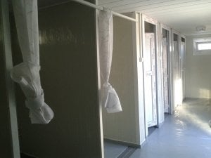 4 adet WC ve 3 adet Duş Konteyner 21m2.