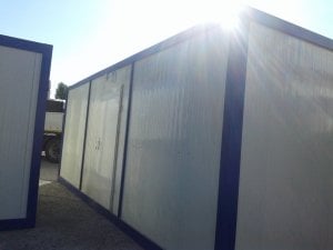 4 adet WC ve 3 adet Duş Konteyner 21m2.