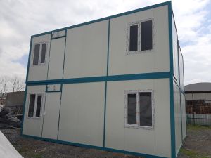 21m2. İki odalı WC+Duş+Evye'li  Yaşam Konteyner