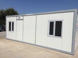 21m2. İki odalı WC+Duş+Evye'li  Yaşam Konteyner