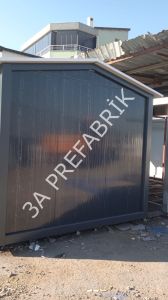 24m2. Beşik Çatılı Konteyner Antrasit -3A Prefabrik