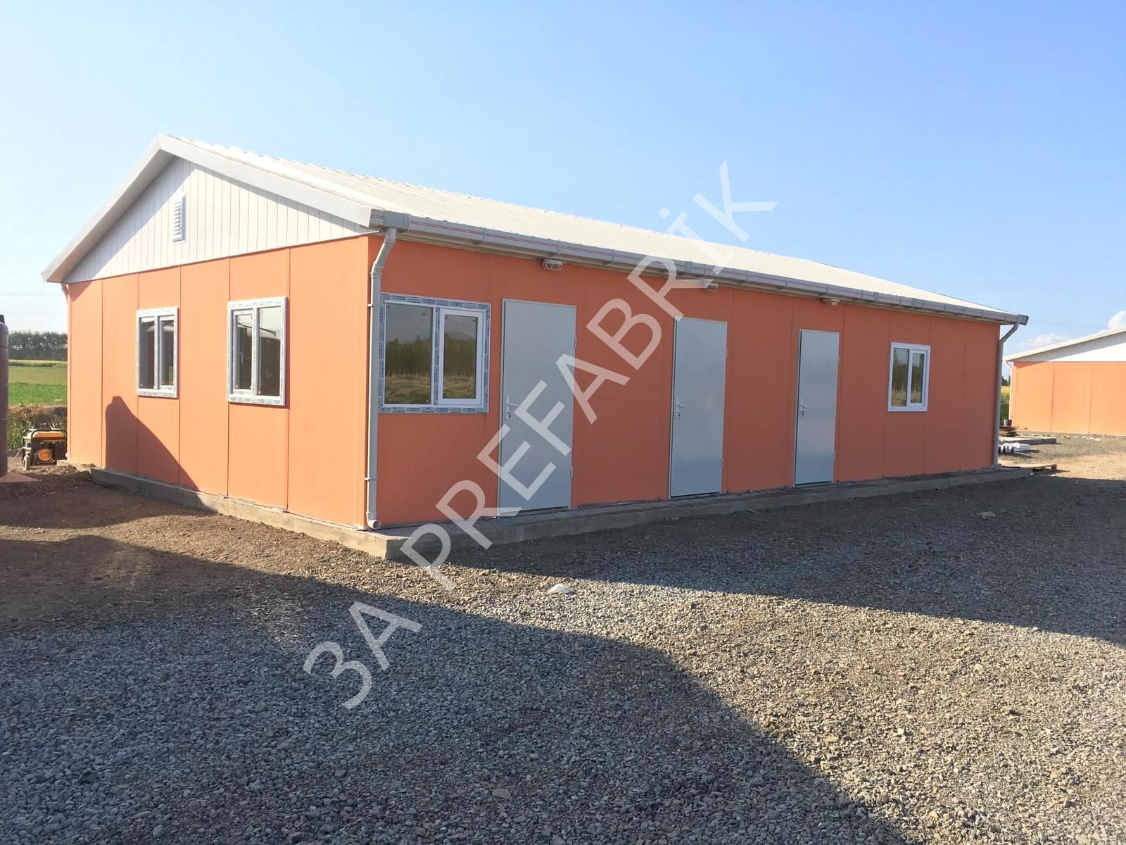 Prefabrik Şantiye Yemekhane Binası 99m2.