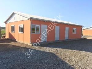 Prefabrik Şantiye Yemekhane Binası 99m2.