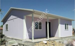 72m2. Prefabrik Konut binası