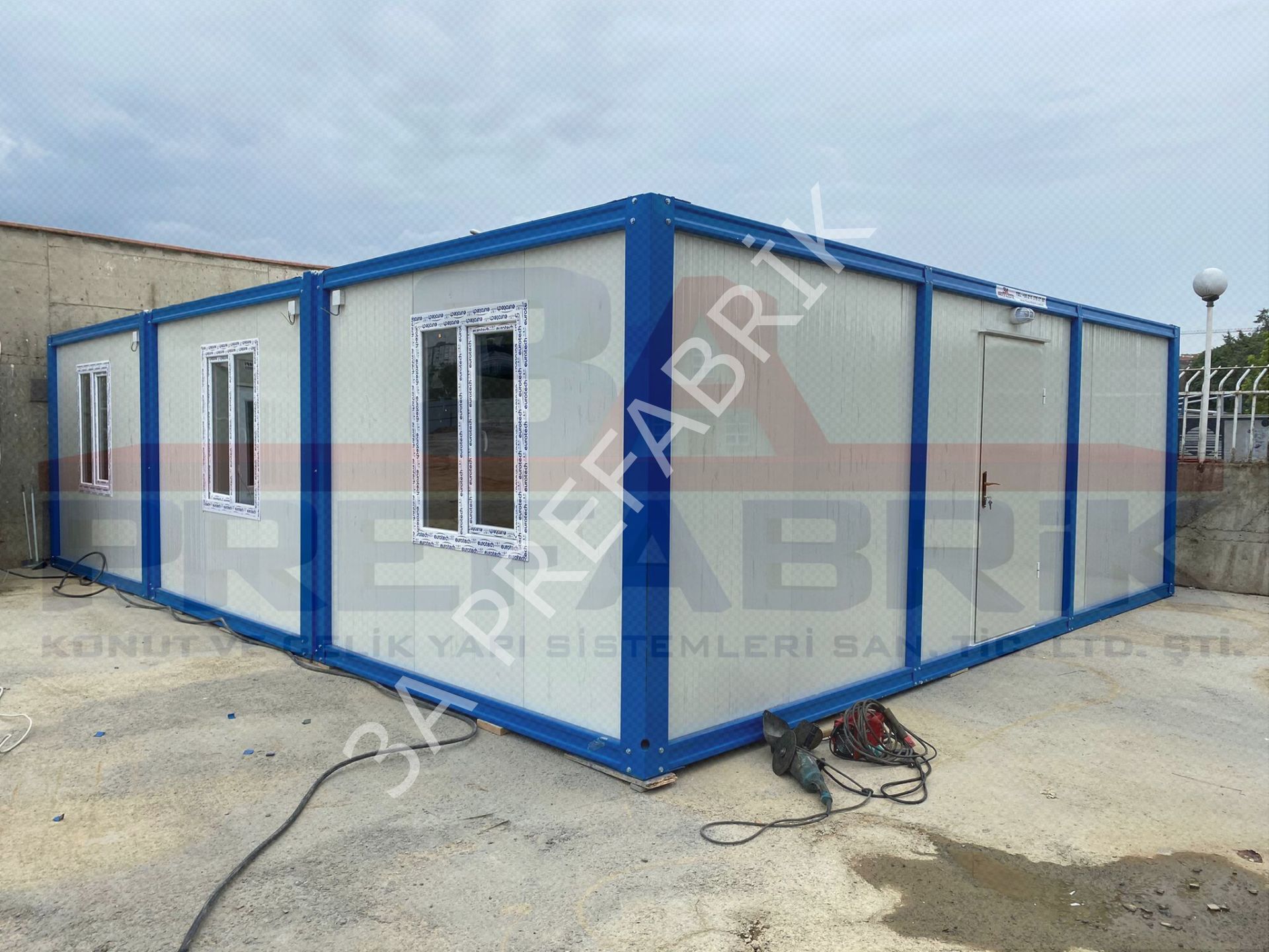 Yemekhane Birleşimli Konteyner  63m2. Konteyner