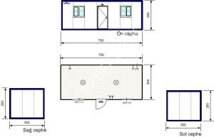 21m2. SIFIR İMALATTAN TESLİM BAĞ BAHÇEYE KONTEYNER