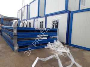 Şantiye Kamp Konteyneri- 3x7x2,50m-3A Prefabrik