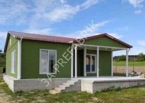 Tek Katlı Prefabrik Bina  82m2.- 3A Prefabrik