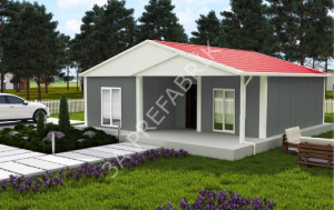 Tek Katlı Prefabrik Bina  82m2.- 3A Prefabrik
