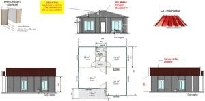 Prefabrik Ev 83m2. -3A Prefabrik