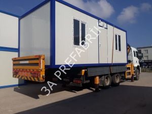 Ucuz Kaliteli Şantiye  Konteyneri- 3x7x2,50m-3A Prefabrik