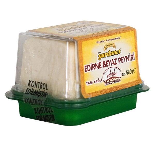 Edirne Beyaz Peyniri Tam Yağlı Sert İnek  600gr Kase