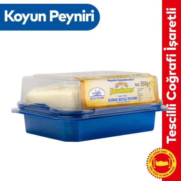 Edirne Beyaz Peyniri Tam Yağlı Koyun  350gr Kase