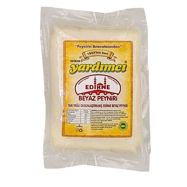 Edirne Beyaz Peyniri Tam Yağlı Sert İnek  (Vakumlu) 1kg