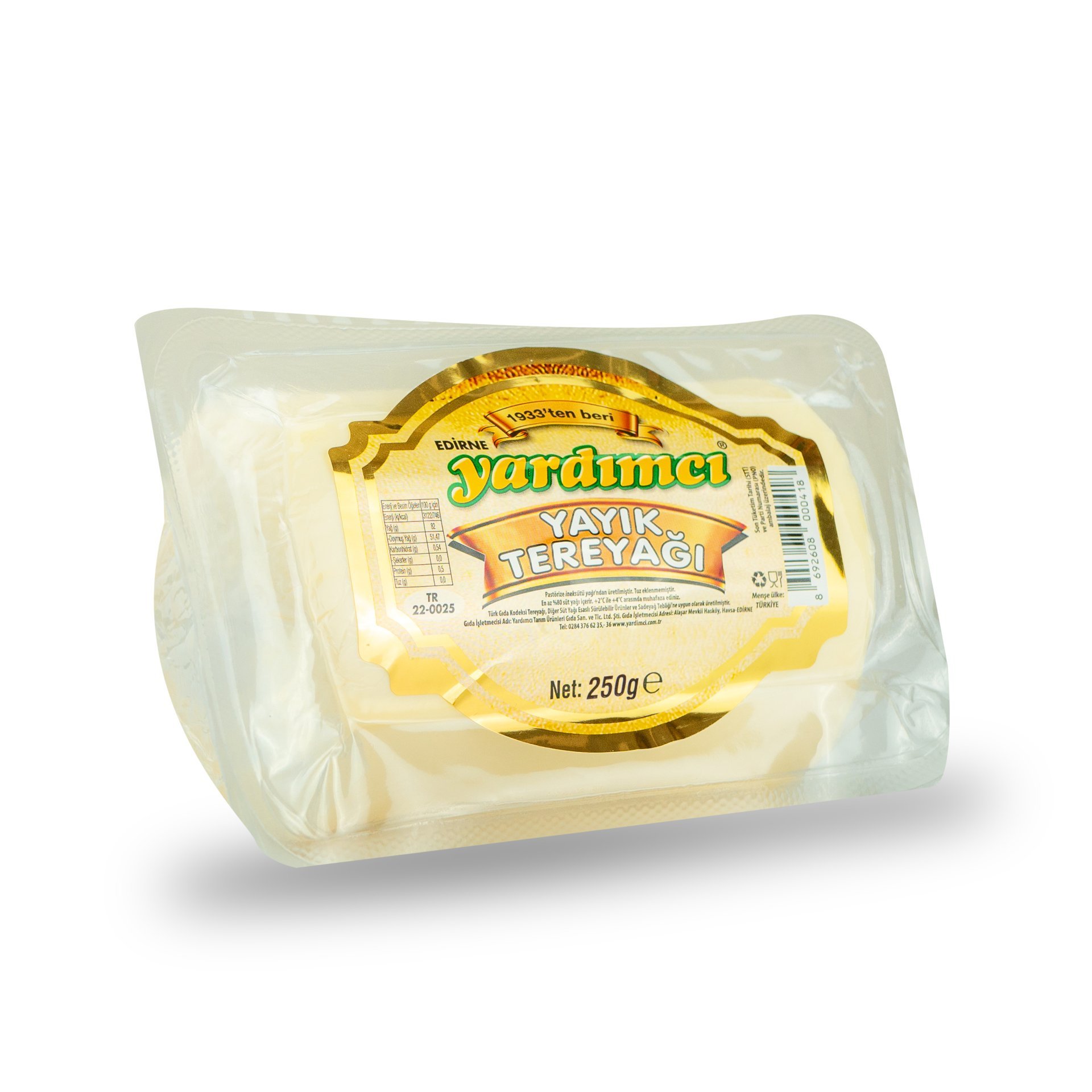 Yayık Tereyağ (Vakumlu) 250gr