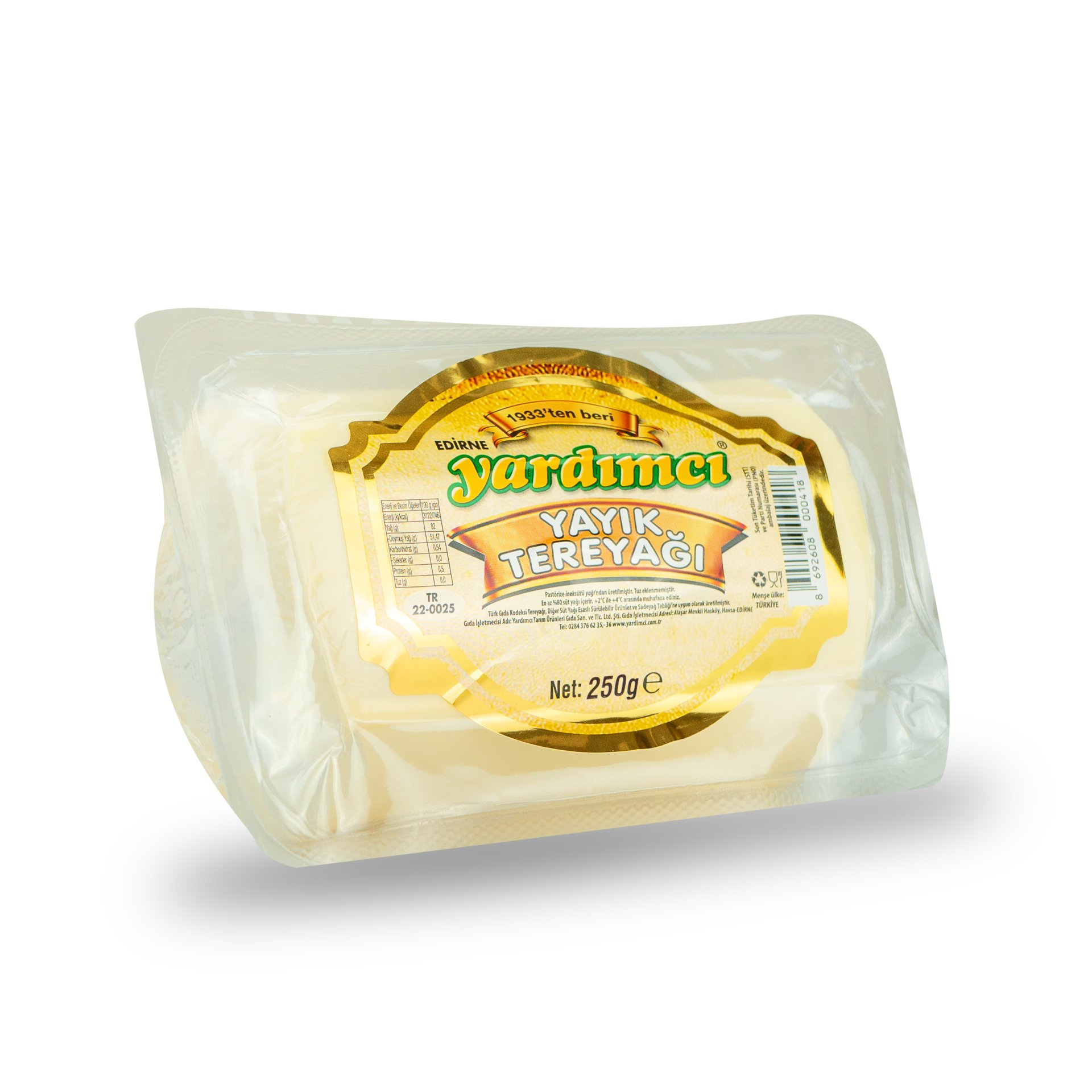 Yayık Tereyağ (Vakumlu) 250gr