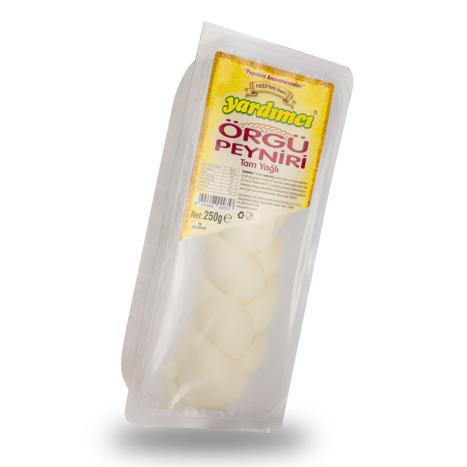 Örgü Peyniri (Vakumlu) 250gr