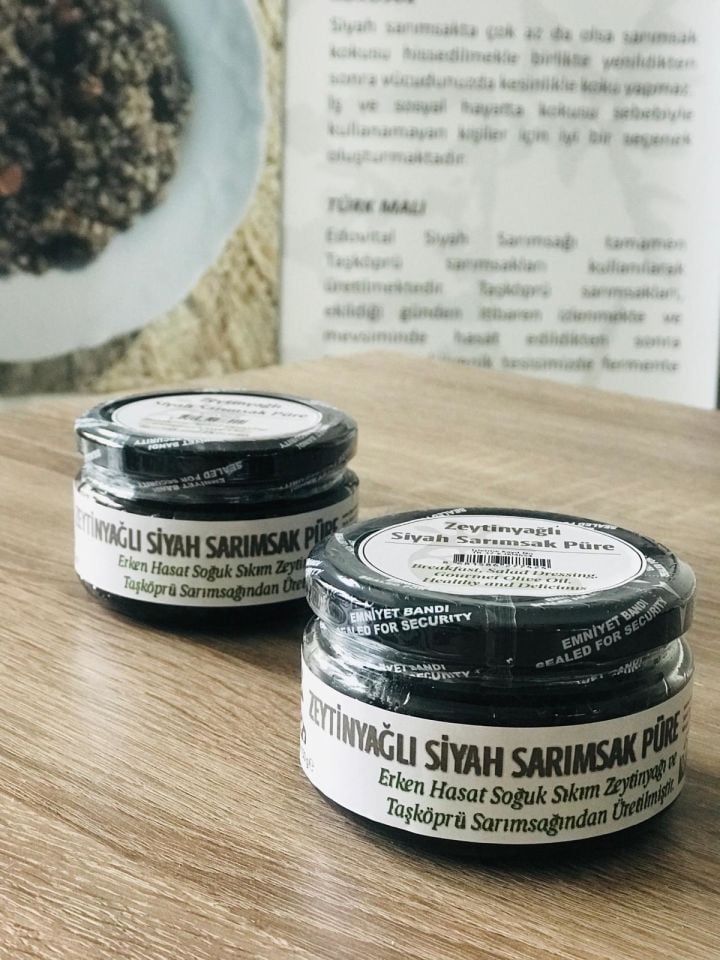 Zeytinyağlı Siyah Sarımsak Püre 150g