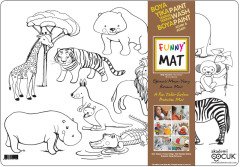 Funny Mat - Vahşi Hayvanlar (33,5 x 48cm)