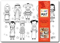 Funny Mat - Dünya Çocukları (33,5 x 48cm)