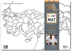 Funny Mat - Türkiye Dilsiz Haritası (33,5 x 48cm)