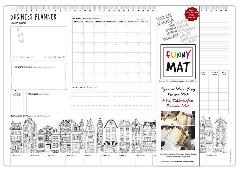 Funny Mat - Çalışma Masam / Business Planner(45 x 68cm)