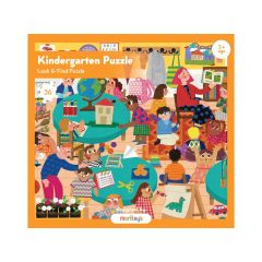 Look & Find Puzzle: Kindergarten - 36 Parçalı Yapboz ve Gözlem Oyunu