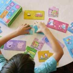 Zıt Kavramlar İkili Puzzle: Peppa Pig Zıt Kavramları Öğreniyorum 10'lu Yapboz Seti