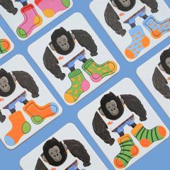 Giant Socks Gorilla 40 Kartlı Hafıza, Eşleştirme ve Puzzle Oyunu