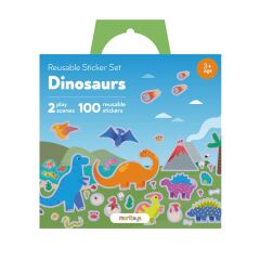 Reusable Sticker Set: Dinosaurs - Tak Çıkar Çıkartma Oyunu