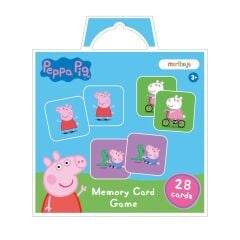 Memory Card Game - Peppa Pig ile 28 Kartlı Hafıza ve Eşleştirme Oyunu