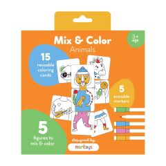 Mix & Color: Animals - Karıştır Renklendir Hayvanlar Puzzle