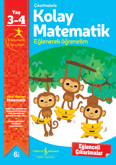 Çıkartmalarla Kolay Matematik 3 – 4 Yaş