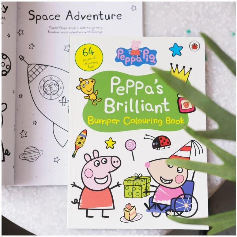 Peppa Pig: Peppa's Brilliant Bumper Colouring Book
