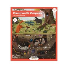 Underground & Overground Puzzle - 24 Parça Dev Yer Puzzle ve Posteri