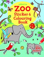 Zoo Sticker & Colouring Book