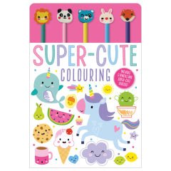Super-Cute Colouring (Eraser Pencil Toppers)