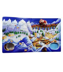 Santa's Christmas Journey with Wind-Up Sleigh