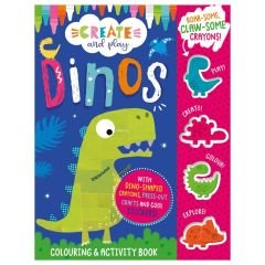 Create and Play Dinos Colouring Activity Book